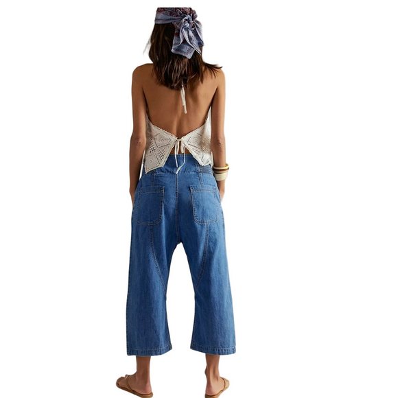 * Current* We the Free Lunan Crop Harem Jeans - Picture 3 of 7